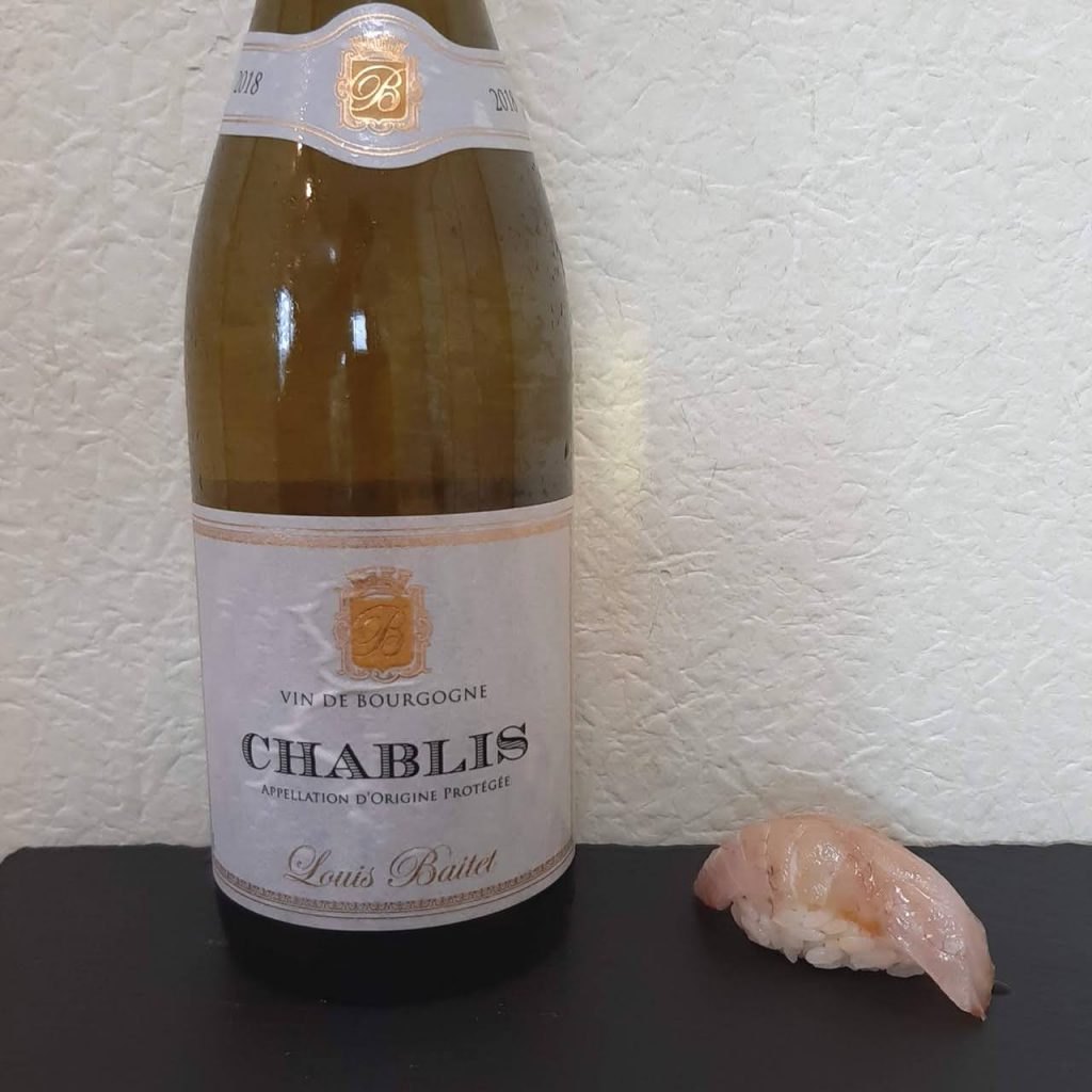 スズキ×ルイ・ベテ シャブリ 2018（Louis Baitet Chablis 2018）