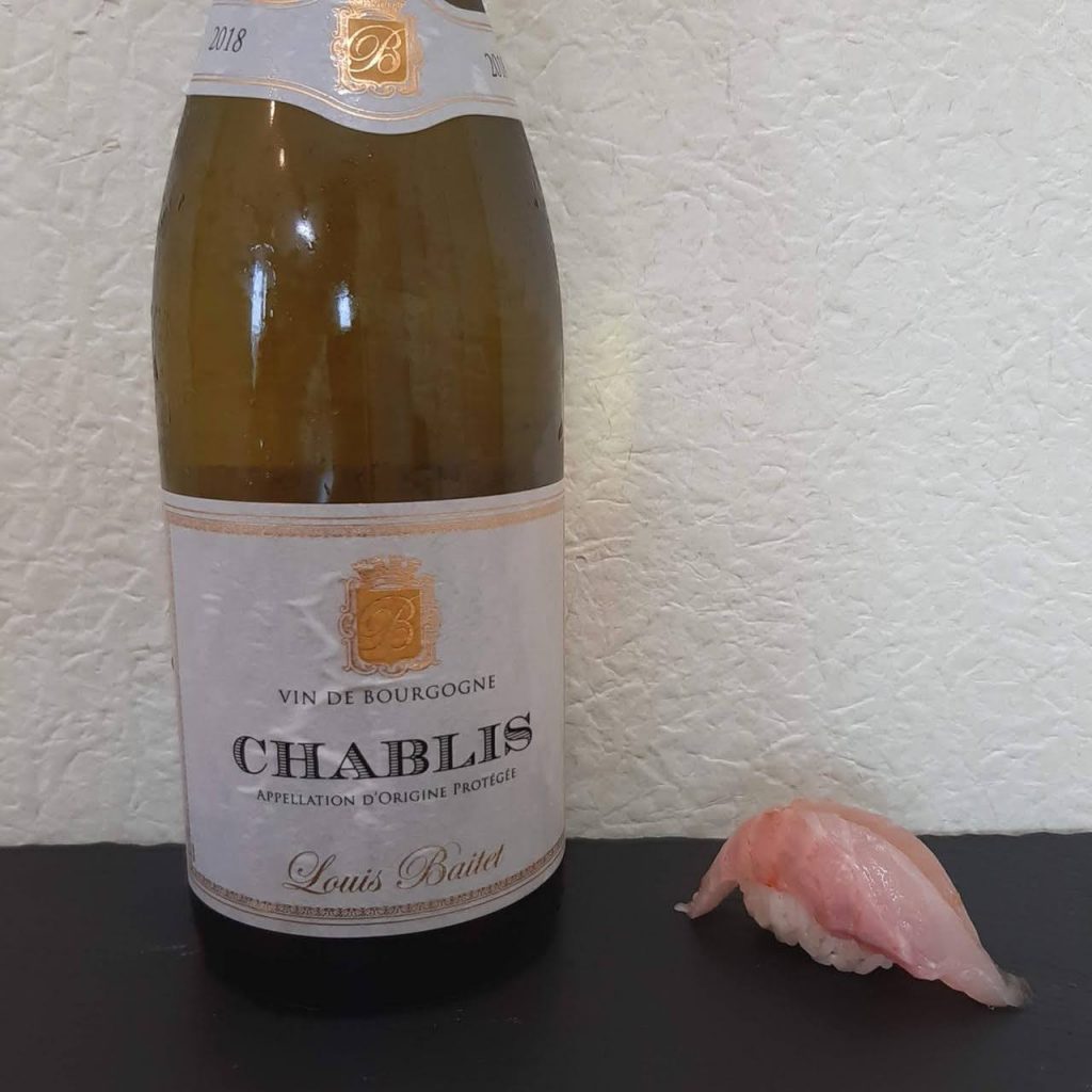 キンメダイ×ルイ・ベテ シャブリ 2018（Louis Baitet Chablis 2018）