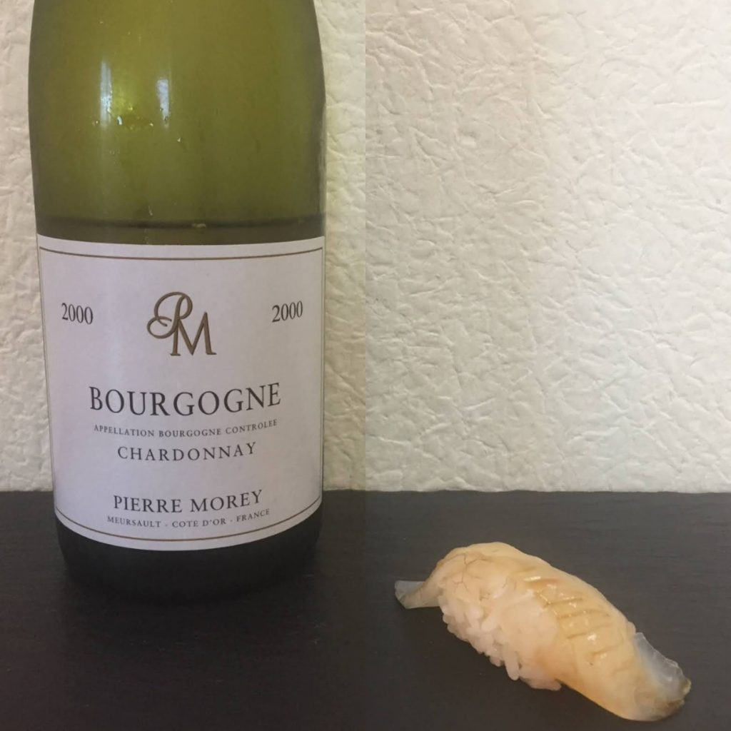 ヒラメの昆布締め×ピエール・モレ ブルゴーニュ シャルドネ 2000（Pierre Morey Bourgogne Chardonnay 2000）