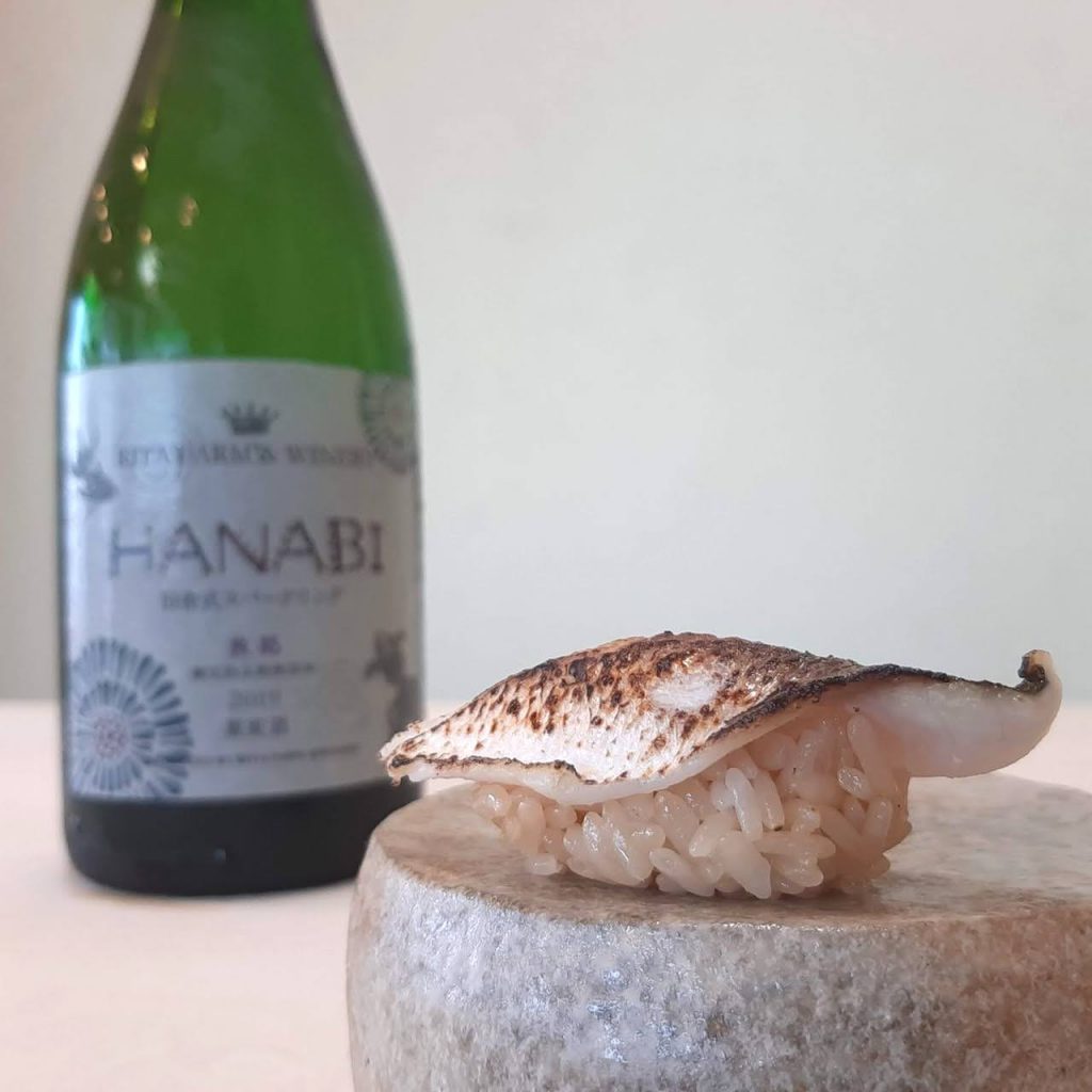 カマス×リタファーム＆ワイナリー HANABI 田舎式スパークリング 旅路 2019（Rita Farm & Winery Hanabi Tabiji 2019）