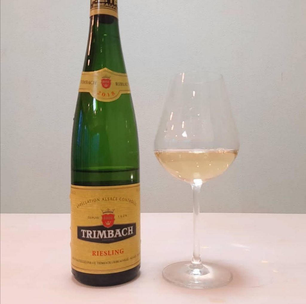 シメサバ×トリンバック リースリング 2018（Trimbach Riesling 2018）