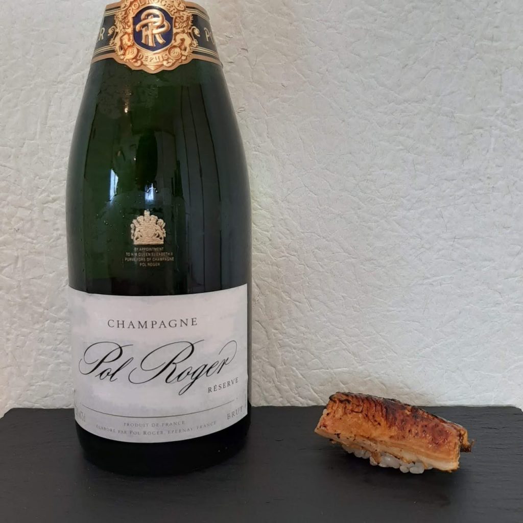 ウナギ×ポル・ロジェ ブリュット レゼルヴ（Pol Roger Brut Réserve）