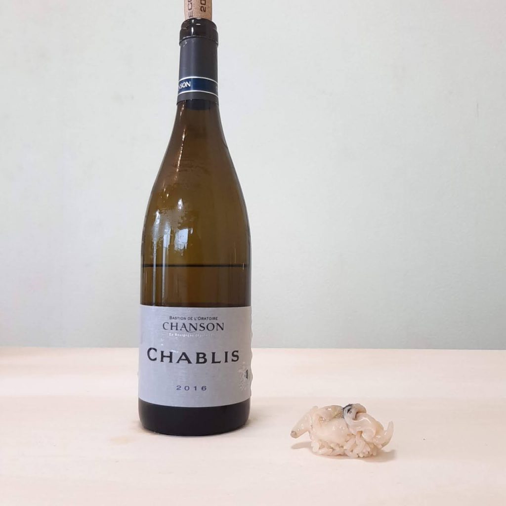 ツブ貝×ドメーヌ・シャンソン シャブリ 2016（Domaine Chanson Chablis 2016）